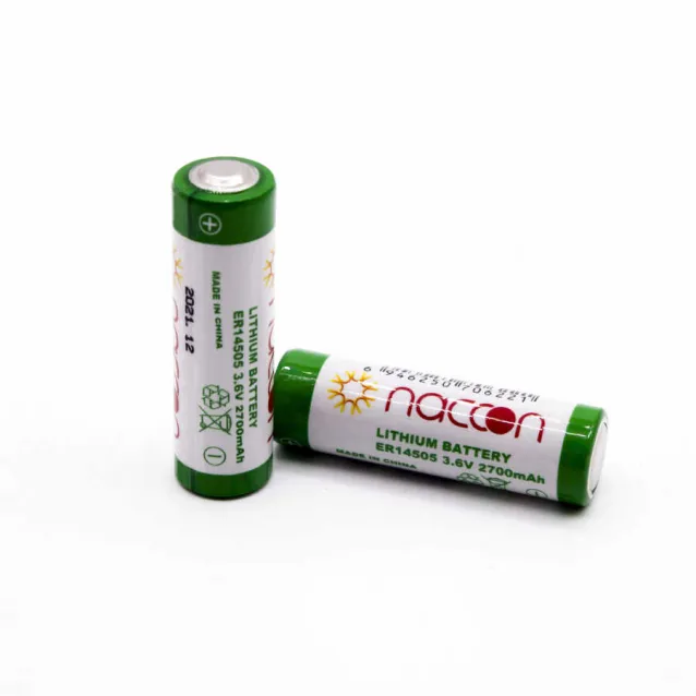Naccon Er14505 3.6V Li-SOCI2 Lityum AA Kalem Pil Naccon Er14505 3.6V Li-SOCI2 Lityum AA Kalem Pil
