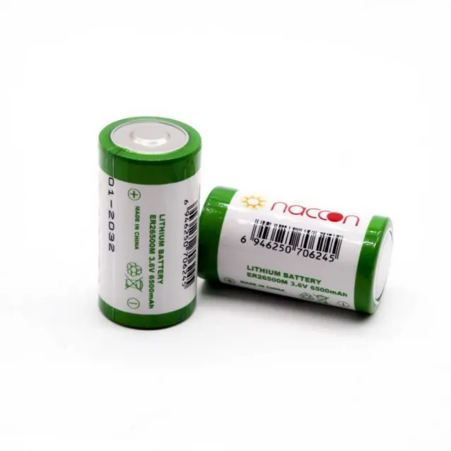 Naccon Er26500m 3.6v Lithium Otomatik Kapı Pili Naccon Er26500m 3.6v Lithium Otomatik Kapı Pili