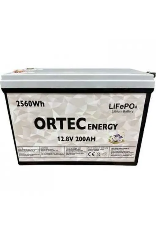 Ortec 12.8V 200Ah LiFePO4 Lityum Akü Yeni Nesil Ortec 12.8V 200Ah LiFePO4 Lityum Akü Yeni Nesil