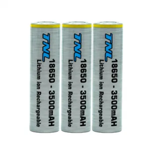 TNL 18650 3.7V 3'lü 3500mah Lityum Li-on Başlıksız Pil