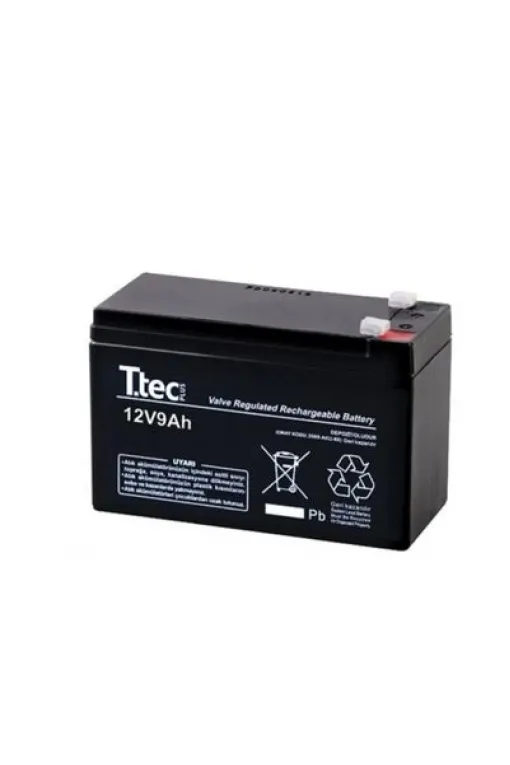 2 adet Ttec 12V 9Ah Akü 2025 Üretim