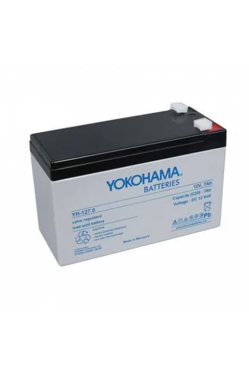 Yokohama YH-127.0 12 Volt 7 Amper Akü Yokohama YH-127.0 12 Volt 7 Amper Akü